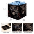 thumbnail image 3 of Wolf Foldable Cube Organizer with Handle, 10.8"x10.5"x10.6", Large Capacity Storage Box and Organizer Bins, 3 of 6