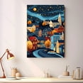 thumbnail image 2 of Wallingfords Travel Canvas Prints, Connecticut Starry Night Travel decor, Wallingfords Map Poster, Connecticut Travel Decor Artwork - 98AZ1434, 2 of 2