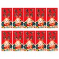 thumbnail image 2 of Airle 10Pcs Rabbit Red Packets Stamped Cartoon Rabbit Pattern Jubilant Cute Bunny Print Red Envelopes for New Year, 2 of 8