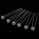 thumbnail image 5 of 6 Unids Magnífico Rhinestone de Cristal Horquilla de Bodas Del Baile Nupcial Yuyangstore Pinza de pelo nupcial, 5 of 8