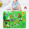thumbnail image 1 of Tablero ocupado de fieltro Montessori, juguete educativo de aprendizaje, actividades preescolares, material didáctico, juguete sensorial para viajes Animal Hugo juego de mesa ocupado, 1 of 10