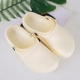 thumbnail image 4 of MIASHUI Womens Lightweight Clogs Outdoor Beach Shoes Casual Platform Slippers,Yellow,6.5, 4 of 6