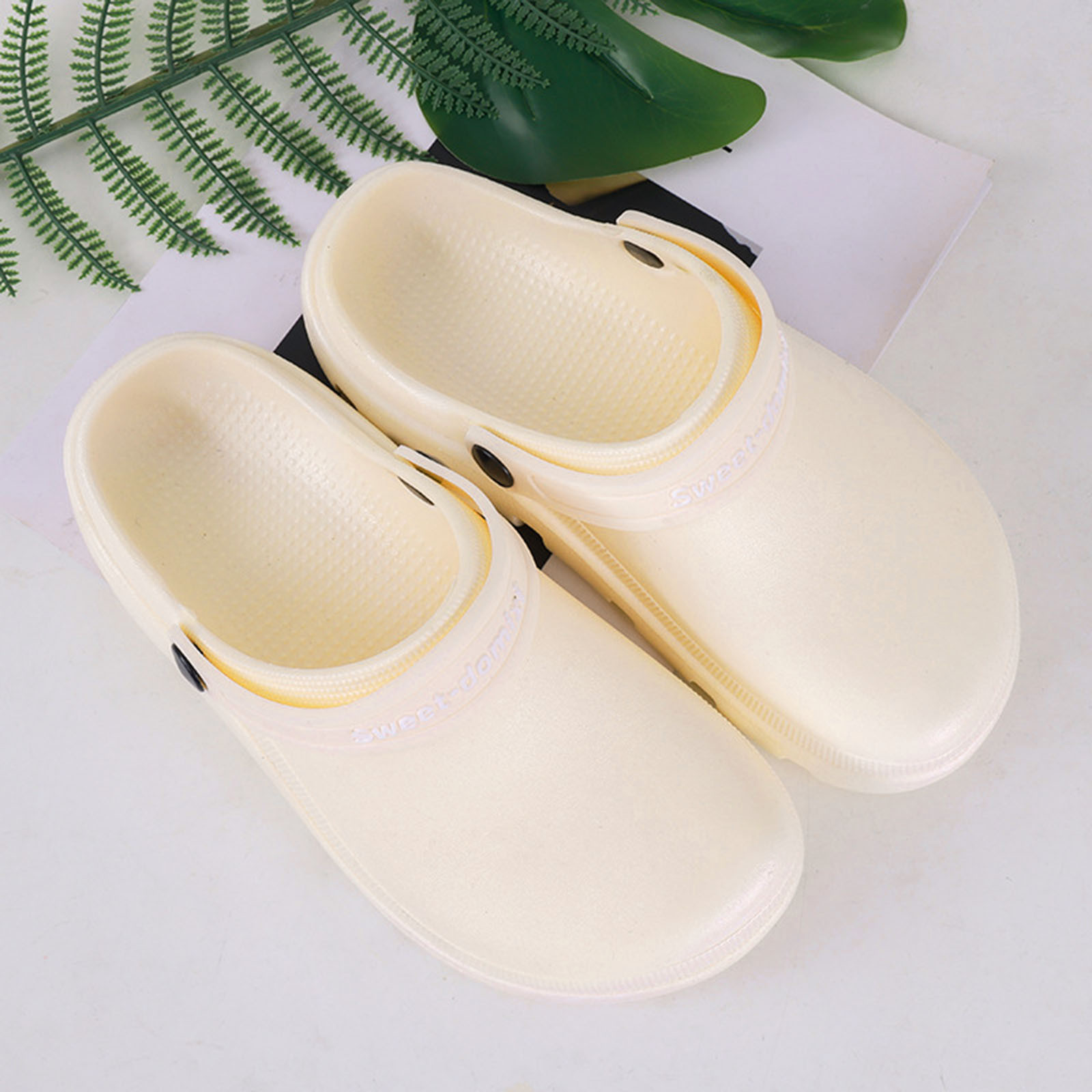 Chaussures De Jardin Pour Femme - Sabots Imperméables En Caoutchouc - Antidérapants, Légers - Pour Jardinage, Cuisine