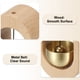 thumbnail image 3 of Uxcell 1 Set Timbre de Tienda, Timbre de Puerta de Madera Colgante, Beige, Circular, 3 of 7