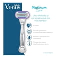 thumbnail image 3 of Cartucho de rastrillo Gillette Venus Platinum para mujer para depilar al ras 2 pzas, 3 of 4