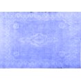 thumbnail image 1 of Ahgly Company Machine Washable Indoor Rectangle Abstract Blue Contemporary Area Rugs, 5' x 7', 1 of 4