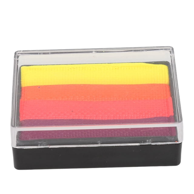 4 Color Split Cake Palette, Kid Adult Water Activated Makeup Face Body Paint For Christmas Cosplay 30g