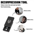 thumbnail image 4 of Push Card Slider Toy, Pocket Size Metal Haptic Slider  for ADD ADHD Autism Black,Pink, 4 of 7