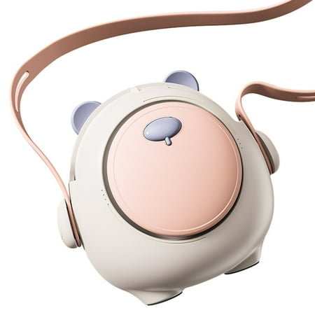 

Alloet Mini Cooling Fan Summer 900mAh Cooler Sports Fan for Walk/Beaches (Beige)