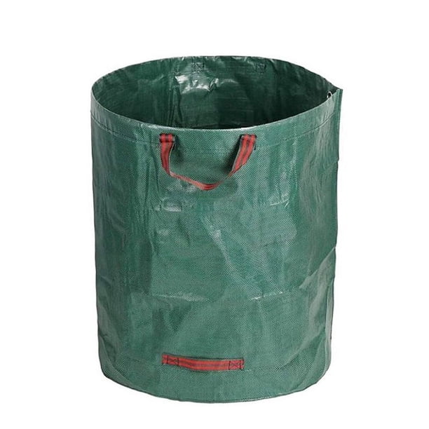 Paquete profesional de 3 bolsas de jardín para césped de 106 galones, bolsas reutilizables para residuos de hojas de jardín con guantes de jardinería revestidos, bolsa de almacenamiento