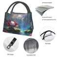 thumbnail image 4 of Easygdp Pond Cute Axolotl Bolsa de Almuerzo Insulada Reutilizable, Bolsa de Mano y Bandolera para Oficina, Trabajo, Viajes, 4 of 6