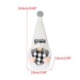 thumbnail image 3 of Lovely Valentines Day Couple Ornament Handmade Scandinavian Decor Faceless Dolls Soft Knitted Hat 1 PC, 3 of 4