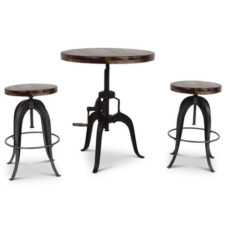 Steve Silver Sparrow Round Crank Pub Table