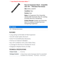 thumbnail image 2 of Rear Air Suspension Shock - Compatible with 1991 - 1996 Buick Park Avenue 1992 1993 1994 1995, 2 of 2