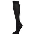 thumbnail image 3 of MeMoi Women's Natural Bamboo Blend Solid Knit Knee High Socks - Womens - Female, One Size, Dark Gray, 3 of 11