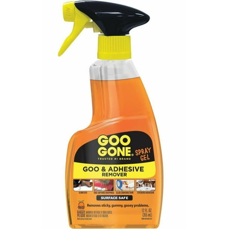 Goo Gone Original Spray Gel - Sticker Remover, Removes Adhesive, Residue, Tape (Best Way To Remove Tape Residue)