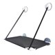 thumbnail image 3 of Hamaca para gatos negra, hamaca para gatos para ventana, cama para gatos con ventosas con botones, asiento para gatos para tomar el sol, ahorra espacio, fácil de instalar, 50 libras de largo, 3 of 5