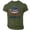 Army Green, variant on LWavelet USA T-Shirt for Men Vintage American Flag Graphic Tee Patriotic Short Sleeve Crew Neck Top