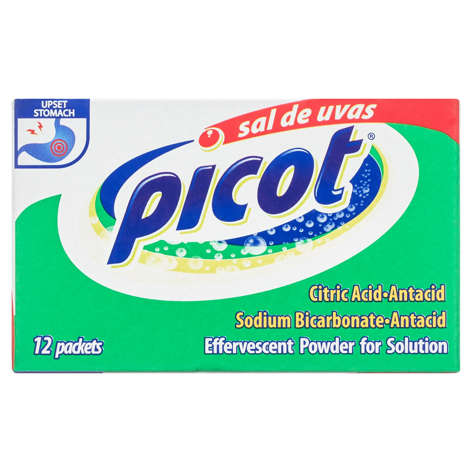 Sal de Uvas Picot Effervescent Antacid Powder, 12 Packets