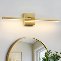 Modern Vanity Lighting Fixtures 24 Inch Bathroom Vanity Lights Over Mirror Wall Sconce for Bathroom Gold Warm Lighting Bath Wall Sconce