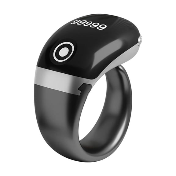 Tizuqe Waterproof Digital Finger Rings Counter For Accurate Step Tracking Daily Prayer