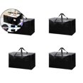 thumbnail image 1 of 4-Pack Large Capacity Foldable Moving Storage Bags – 27x15x14 Inches, Durable Luggage Organizers for Clothes, Quilts, Blankets & Home Relocation, 1 of 5