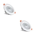thumbnail image 3 of Injueey Luz Cuerpo humano Inducción LED Lámpara automática AC85-265V Foco IP52 Iluminación impermeable Downlight Luz blanca 5W Type1 NO1, 3 of 6