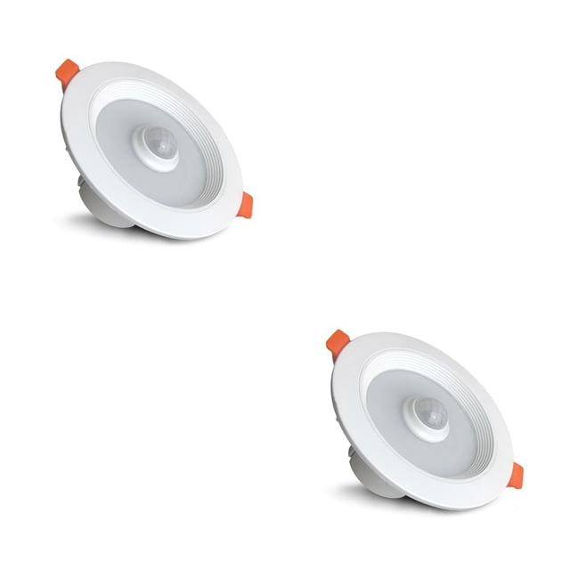 Naiovety Luz LED Sensor de movimiento automático Lámpara Foco IP52 A prueba de agua Iluminación de emergencia universal Downlight Luz cálida Type1 NO1