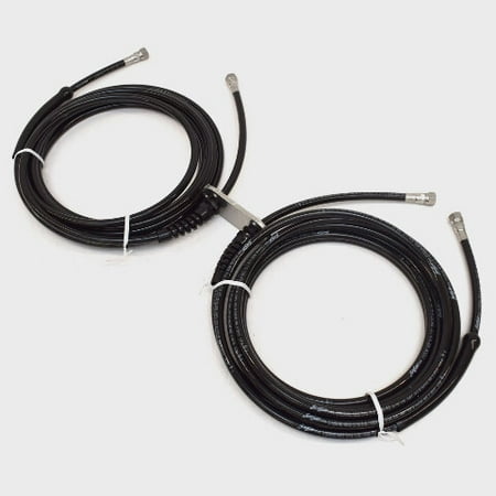 SeaStar Boat Steering Hoses HO8924 | 24 Ft w/ Mounting Plate (Pair)