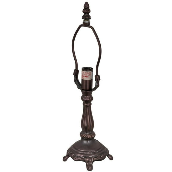 Meyda Tiffany 157987 Footed 9" Tall Lamp Base - MultiColor