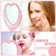 thumbnail image 5 of Espejo cosmético Jetec, espejo de tocador de doble cara en forma de corazón, 5 of 7