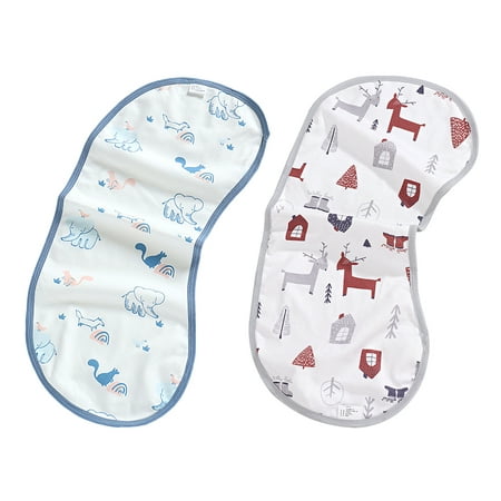 

Frcolor Burp Cloths Baby Bib Infant Burping Newborn Animal Adorable Cartoon Cotton Waterproof Bibs Boy Girl Toddler Pattern