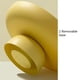 thumbnail image 5 of Inteprter Tazón de fruta portátil desmontable reemplazo reutilizable hogar sala de estar Snack Nut galleta bandeja cesta Accesorios Cocina y Comedor Amarillo Inteprter HA082278-03B, 5 of 6