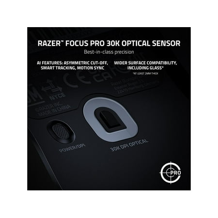 Razer - Viper V2 Pro Lightweight Wireless Optical Gaming Mouse with 80 Hour Battery Life - Black