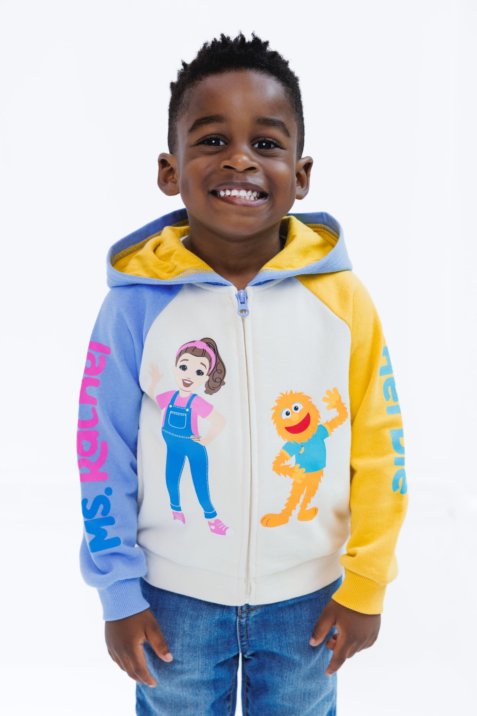 Ms. Rachel Herbie Fleece Zip Up Hoodie Infant to Toddler - Walmart.com