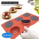 thumbnail image 3 of Molde para hornear, molde para pasteles, molde hemisférico de silicona, 6 cavidades para hacer pasteles de chocolate, gelatina, pudín, cúpula, mousse, jabón hecho a mano (3 piezas) BANYUO Electrónica, 3 of 6