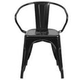 thumbnail image 2 of Bowery Hill Metal Dining Arm Chair in Black, 2 of 4