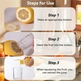 thumbnail image 2 of HeeHom Lemon Squeezer Manual Juicer - 2025 New Screw-Top Design with Built-In Filter for Oranges, Lemons & Limes | Portable Citrus Press for Cocktails, Kitchen & Travel (PP Material), 2 of 9