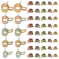 thumbnail image 1 of Metal Clips Clamps Galvanized Steel 125Pcs 1.60X1.60X0.80In, 1 of 6