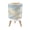 Color 2, variant on Small Trash Can with Lid Sky Stars Soft Clouds Purple Tones 1.8 Gallon Dog Proof Trash Can Round Garbage Can Waste Bin Wastebasket for Bathroom Bedroom Living Room