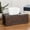 A(Flower Bud), variant on YAZHPA Sumnacon Tissue Box Cover Rectangle Leather Tissue Box Stylish Tissue Box Holder, Decorative PU Tissue Cover for Bathroom Living Room Bedroom Table Desk Home Office Car, Black
