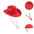 thumbnail image 6 of yotijay Cowboy Hat Adults Comfortable Cowgirl Hat for Party Favor Performance Events Red, 6 of 9