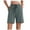 Green, variant on vigerkar Women's Bermuda Shorts Casual Summer Wide Leg Knee Length Casual Shorts Loose Drawstring Waist Sports Short with Pockets Green, XL
