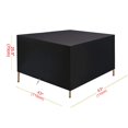 thumbnail image 2 of Cubierta para muebles de jardín, cubierta de lona impermeable 420D para mesa/muebles, impermeable, anti-UV, polvo, envejecimiento, desgarro (negro) Sailing Electrónica, 2 of 5