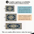 thumbnail image 3 of Kitchen Rugs Sets of 3 Non Slip Washable Kitchen Mats for Floor, Waterproof Kitchen Runner Rug, Floor Mat Carpet for Entryway, Laundry, Sink, Hallway, Bathroom, 3 of 10