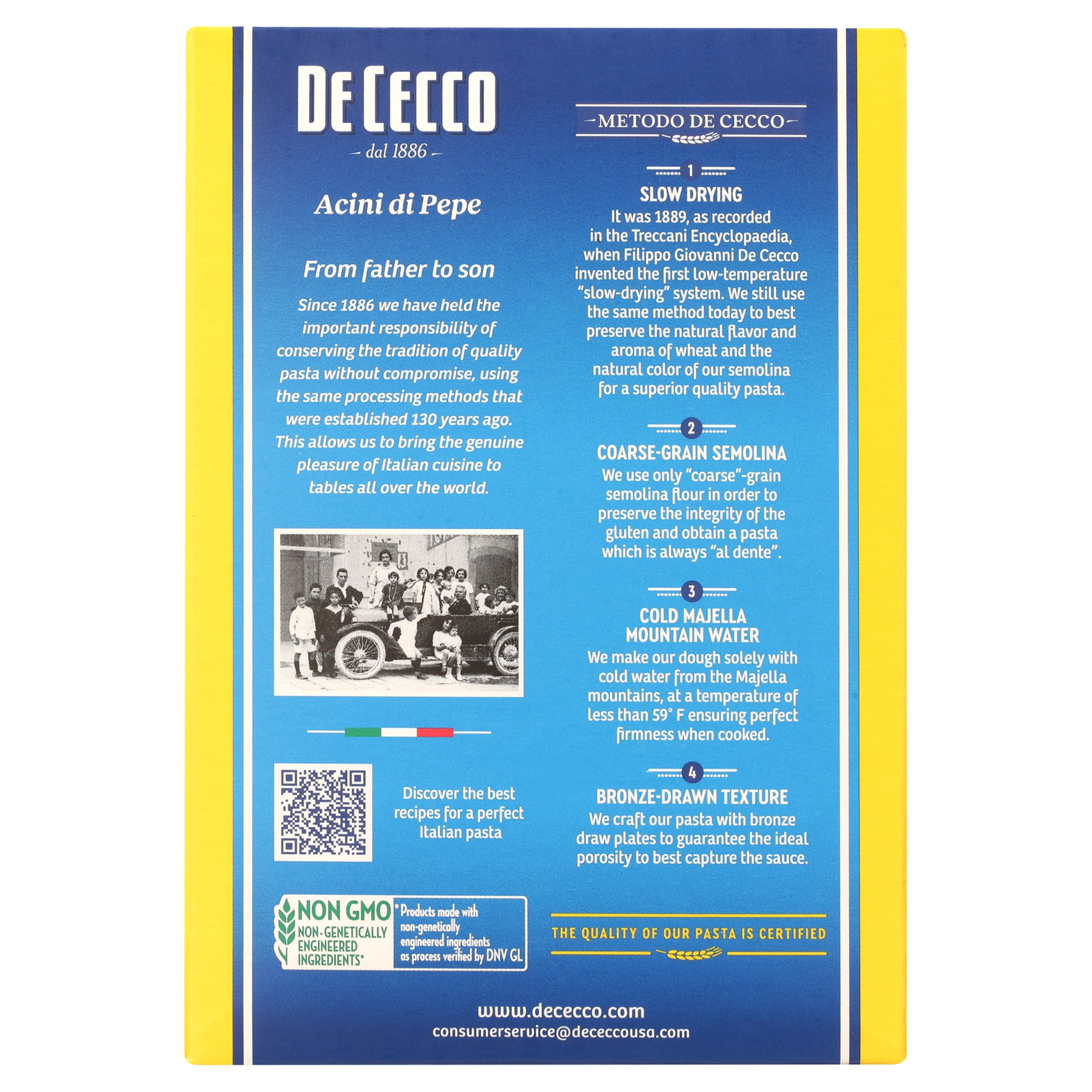 Buy De Cecco Acini di Pepe No. 78 Pasta, 16 oz Online at Lowest Price