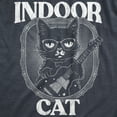 thumbnail image 2 of Womens Indoor Cat Funny T Shirt Introvert Sarcastic Tee for Ladies Womens Graphic Tees, 2 of 9