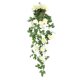 thumbnail image 2 of Rosa Artificial de Imitación de 95 Cm | Rosas Artificiales de Plástico con Pétalos En Capas | Planta Decorativa Flexible para Cubrir Conductos de Techo de Sala de Estar | Guirnalda Floral Artificial, 2 of 5