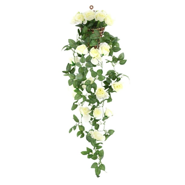 Decoraciones para la Sala de Estar Flores Artificiales de la Rosa Simulada Acondicionamiento Del Conducto Bloqueo de la Decoración Del Techo de la Sala de Estar Plantas de Envoltorio de Plástico Flore