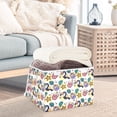 thumbnail image 3 of Yayeee Collapsible Cube Storage Bin with Lid Fabric Closet Decorative Basket with Handles, Cute Cartoon Pattern, 3 of 7